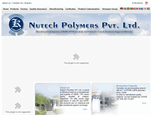 Tablet Screenshot of nutechpolymers.com